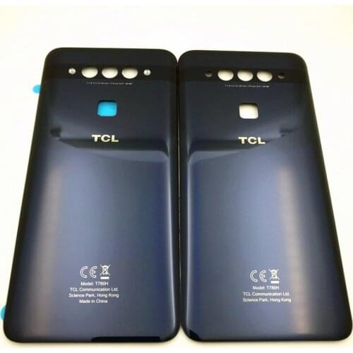 Original Glass For TCL Plex T780H Back Battery Cover Door Housing case Rear Glass + Adhesive Sticker parts Replacement