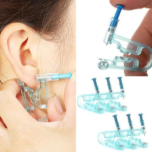 1/10/20PCS Ear Piercing Gun Kit Disposable Disinfect Safety Earring Piercer Machine Studs Nose CLip Body Jewelry Piercing Tools