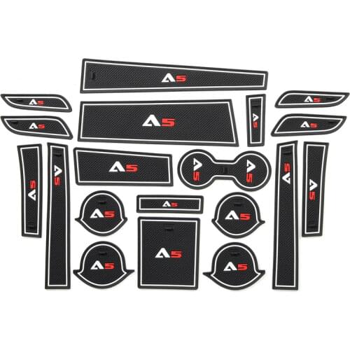 Car Gate Slot Pad Cup Armrest Storage Pad Anti-Slip Mat For Soueast A5
