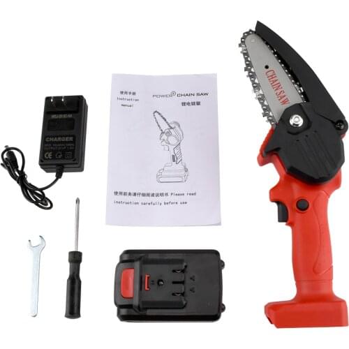 1pc Lithium Battery Portable Electric Pruning Saw Rechargeable Small Electric Saws Woodworking Mini Electric Saw Garden Logging