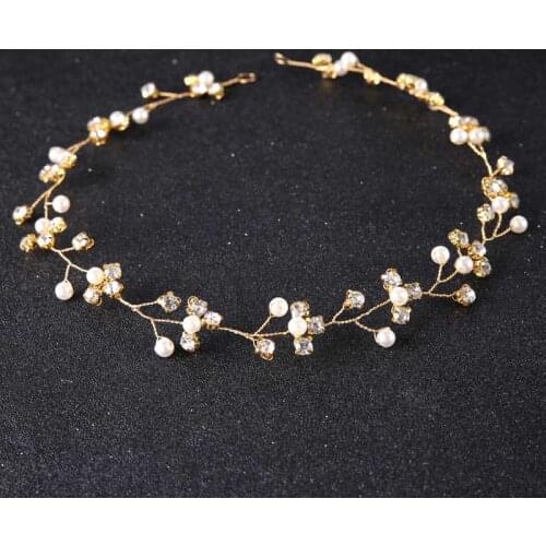 Women Girls Rhinestone Headbands Simple Hairbands Headpieces Wedding Veil Decor Jewelry Bridal Wedding Hairstyling Accessories