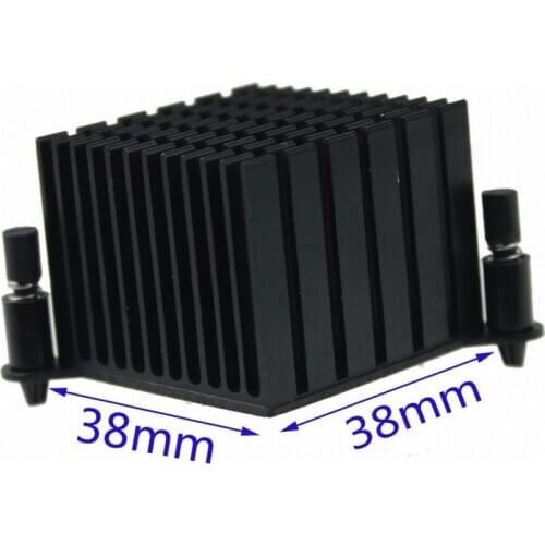 2 Pieces lot 38mm x 38mm x 30mm Aluminum Northbridge North Bridge Heatsink Cooling Cooler 60mm