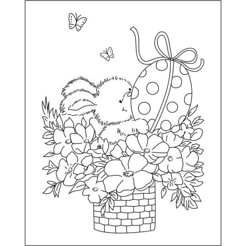 Cute Transparent Clear Silicone Stamps For DIY Scrapbooking Card Making Diy Photo Album Decorative Rabbit