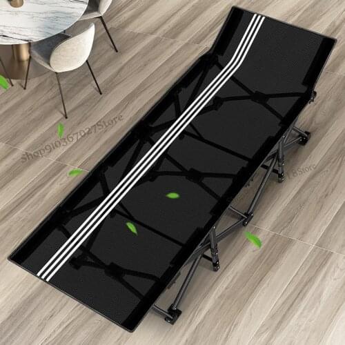 Folding chair, nap bed, office single bed, hospital escort, simple lunch break bed, outdoor camp bed