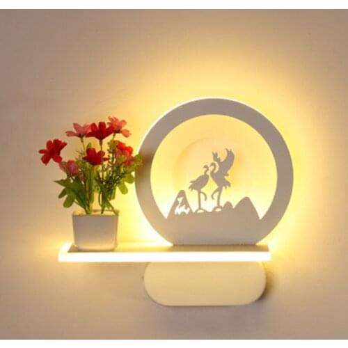 Led Wall Lamp Luminaria Bedroom Wall Lighting Contemporary Acrylic Loft Style Led Wall Light Modern Wall Sconce Miroir Mural