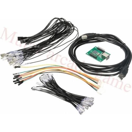 USB to Jamma PC PS3 Arcade USB controller Interface 2 player USB Encoder MAME Multicade Keyboard Arcade Joystick encoder board