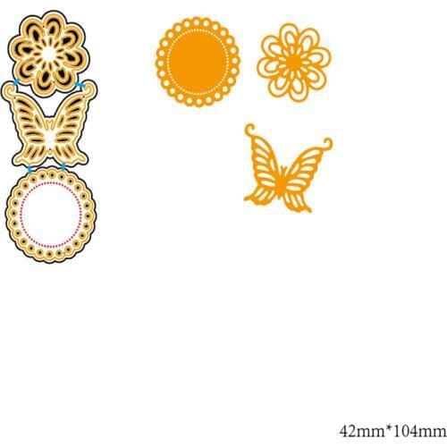 ZhuoAng Butterfly pattern Cutting Dies for Card Making DIY Scrapbooking Photo Album Decoretive Embossing Stencial