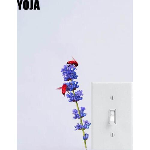 YOJA Little Bees And Beautiful Home Decor Wall Sticker Colour Decal PVC 12ss0061