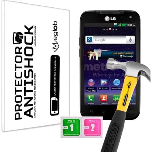 Protector de Pantalla Anti-Shock Anti-Golpe Anti-arañazos Compatible con LG Connect
