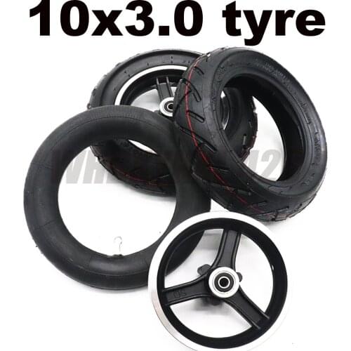 10 inch HOTA 80 / 65-6 Road Tire Electric Scooter Thicken Expand Inflatable Tire Zero 10x Kaabo Mantis Pneumatic Part 10x3.0