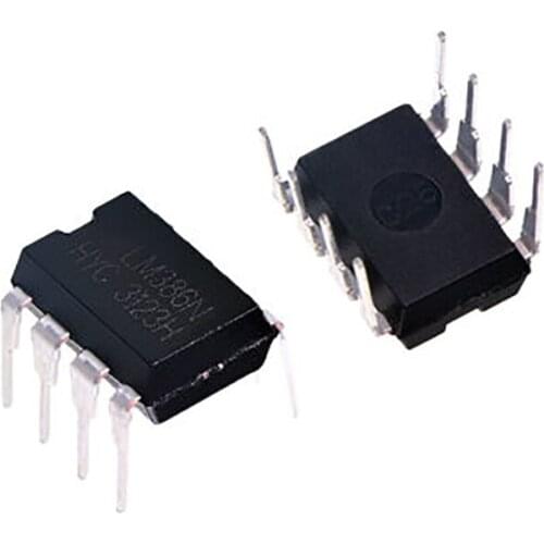 10PCS/Set LM386 Semiconductor, Low Voltage, Audio Power Amplifier, DIP8, Large Power Supply Voltage Range for Recorder Radio