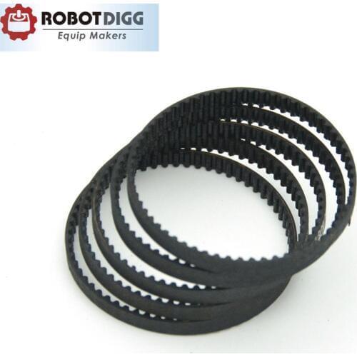 10pcs/lot, MXL Timing Belt, Closed-loop, B117MXL, 3/6mm width, Neoprene Rubber with Fiberglass