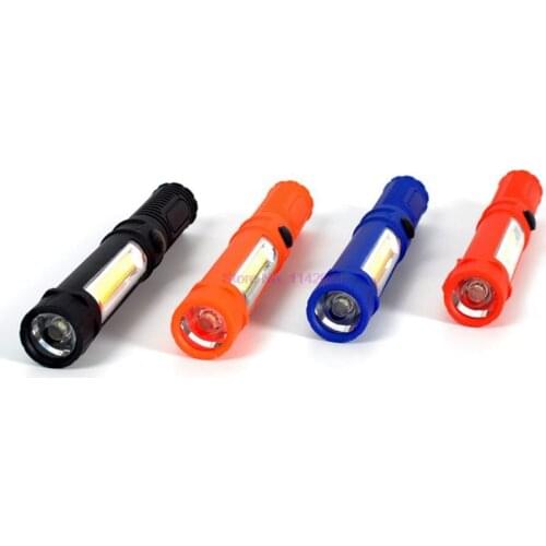 100pcs 1000 Lumens Mini Portable lanterns Working Inspection Torches COB LED Multifunction Maintenance flashlight Magnetic
