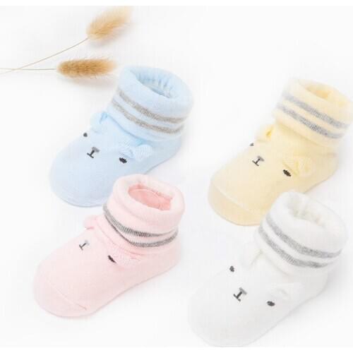 12 pairs Cotton Non-slip Baby Toddler Socks Shoes baby girl stuff winter socks Cartoon Animal toddler shoes unisex 0-6 Months