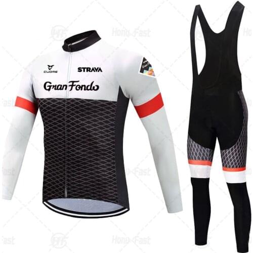 2021 Mens Long Sleeve Cycling Jersey Mtb Cycling Clothing Bicycle Bike Clothes Breathable Triathlon Quick Dry Sportswear Suit