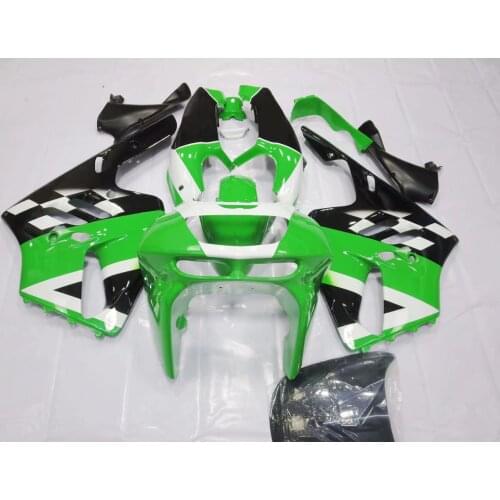 2021 WHSC Motorcycle ABS Plastic Fairing Kit For KAWASAKI 9R 1996 green black