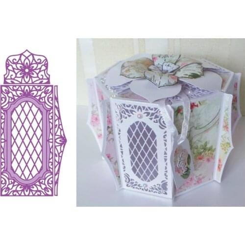 3D Dimensional Grid Panel Metal Cutting Dies Stencils For DIY Scrapbooking Decoration Embossing Supplier Cards Craft Die Cut