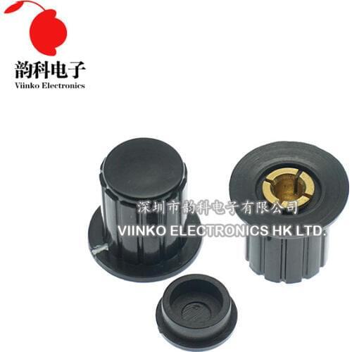 5pcs WXD3-13 knob button cap suitable for high quality WXD3-13-2W WXD3-12 turn around special potentiometer knob KYP16-16-4