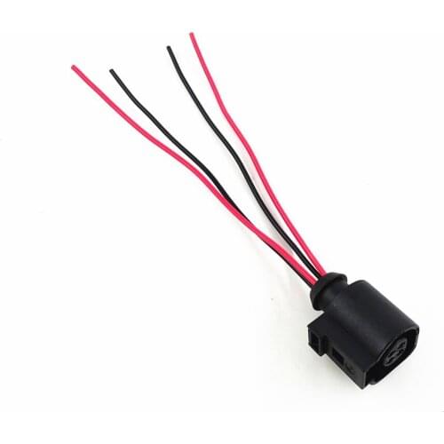 Car Water Temperature Sensor Plug Pigtail 4B0973712 For Passat B5 Bora Golf MK5 MK6 A3 A4 A6 Q3 TT Seat Leon 4B0 973 712