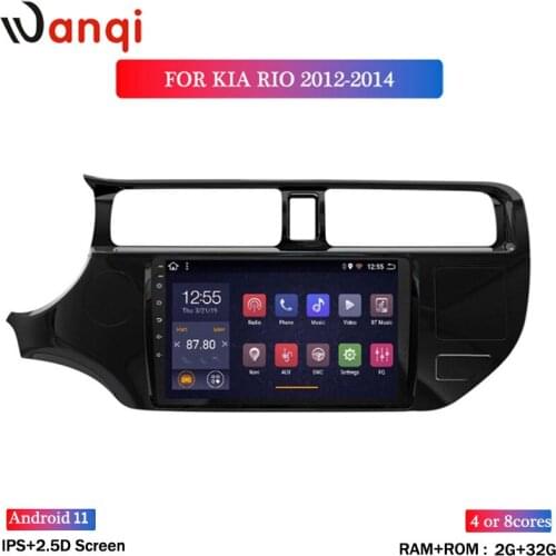 Wan qi 2G RAM 32G ROM Android 8.1 Car DVD Multimedia Player 9 inch For Kia RIO K3 2012-2016 GPS Navigation Stereo Radio