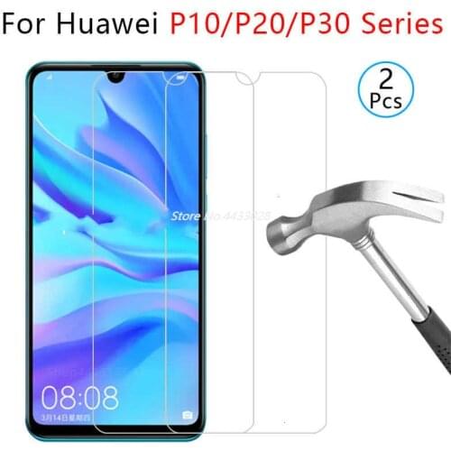 Tempered glass phone case for huawei p10 plus p20 pro p30 lite light cover Etui Protective Shell Accessories on p 10 20 30 tremp