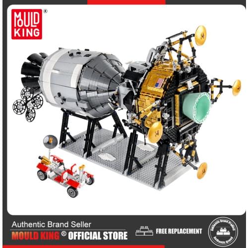 MOULD KING MOC Stars Toys APOLLO11 Saturn V Spacecraft model Building Blocks Assemble Bricks Kids Educational Toys Birthday Gift