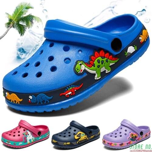 Baby Children Croc Shoes Summer Clogs Unicorn Beach Sandals Kids Garden Boys Girls Soft Non Slip Indoor Outdoor Toddler Slippers