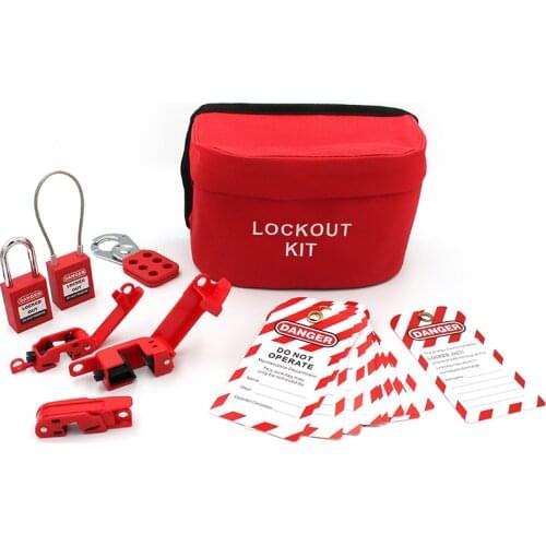 Small Size Lockout Tagout Loto Personal Portable Electrical Safety Lockout Kit