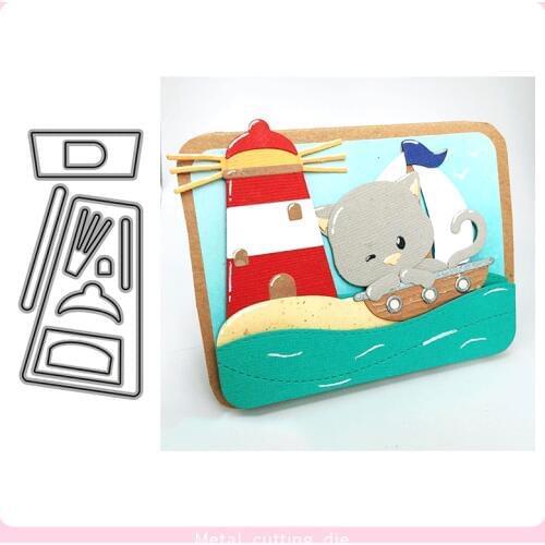 Lighthouse Metal Cutting Dies for DIY Scrapbooking Photo Album Decorative Embossing Paper Card Crafts Die Cut 2019