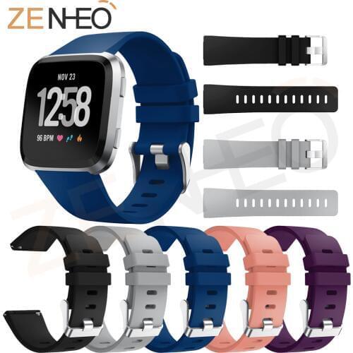 Soft Silicone Replacement Sports Watch Band For Fitbit versa Wrist Bracelet Strap Edition Wristbands rubber band Colorful Straps