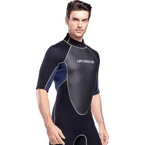 3MM Neoprene Short-sleeved Wetsuit Keep Warm Winter Diving Jellyfish Clothes Swimsuit Snokling SpearFishing Triathlon Wetsuits