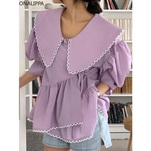 Кружевные блузки Onalippa China At AliExpress