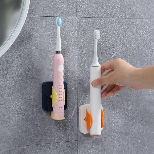 Electric Brush Storage Wall Toothbrush Holder Bathroom Organizer Accessories Rack Mounted Elastic Protect Keep Mount Tooth Stand