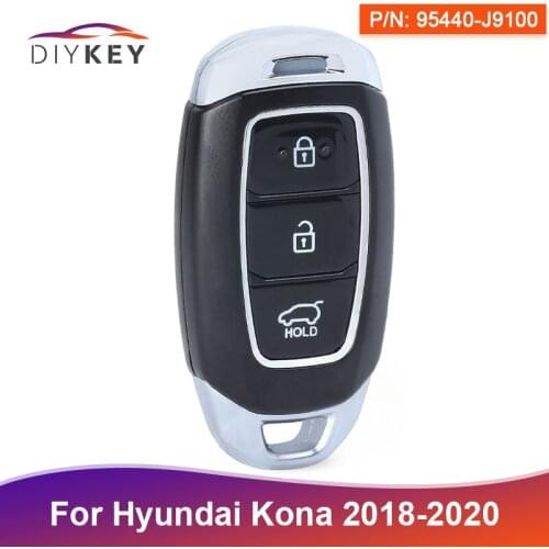 DIYKEY 95440-J9100 Keyless for Hyundai Kona 2018 2019 2020 FSK 433.92MHz NCF29A1X / HITAG 3 / 47 Chip Remote Key Fob 3 Button