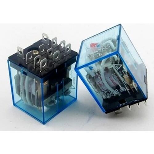 1 PCS HH63P LY3 LY3NJ JQX-13F relay 220v 24v 12v 12 volt AC/DC 10A 11PIN silver contact Electromagnetic coil Micro Mini Relay