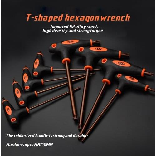 Billiards T-shaped Hexagon Wrench Socket S2 Alloy Steel Socket Spanner Weight Bolt Assembly Tools Car Repair Billiard Accessory