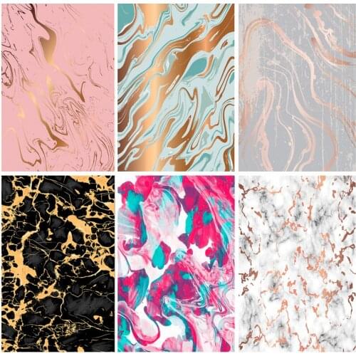ZHISUXI Vinyl Custom Photography Backdrops Props Colorful Marble Pattern Texture Photo Studio Background 201128SDS-01