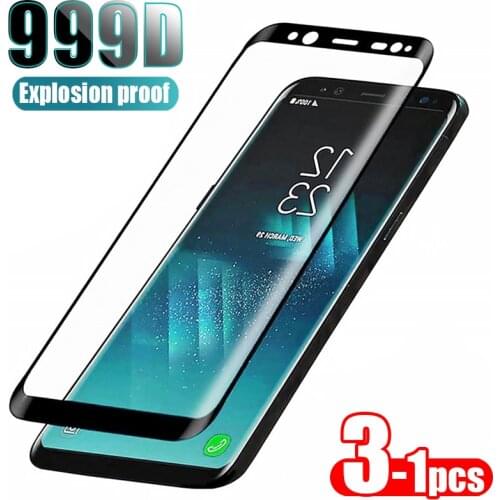 3-1Pcs Tempered Glass For Samsung Galaxy S21 Plus Ultra Screen Protector S10 Plus Film S8 S9 S20 Note 8 9 10 20 E 5G S 10 8 9 21