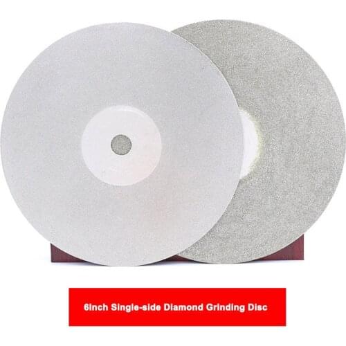 1PCS 6" 150mm 80-3000 Grit Single-side Diamond Coated Flat Lap Wheel Lapidary Polishing Grinding Disc