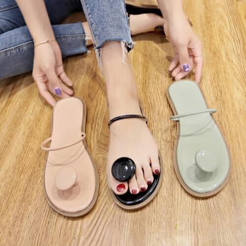 2020 New Arrival Summer Women Flats Soft Sandals Beach Sandals Anti-slip slides Casual Slippers