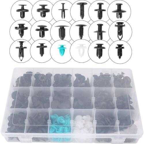 299pcs Universal Car Push Pin Rivet Trim Clip Assortment Kits Plastic Tools