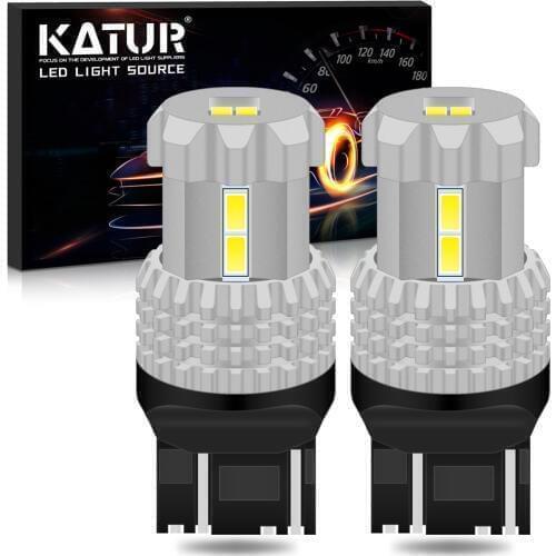 2x CANBUS LED T20 7443 Error free 7440 W21/5W SRCK LED Backup Reverse Lamp Daytime Running Lights 6000K White Orange Car Lights
