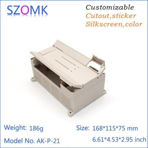 4 pcs) 168*115*75mm plastic electric box plastic instrument enclosure box enclosures electronic abs plastic enclosure for pcb