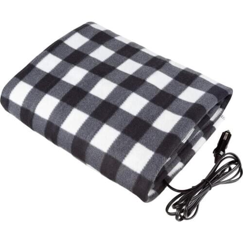 12V Car Electric Blanket Car Mounted Adjustable Temperature Electric Blankets Portable Auto Heating Blanket