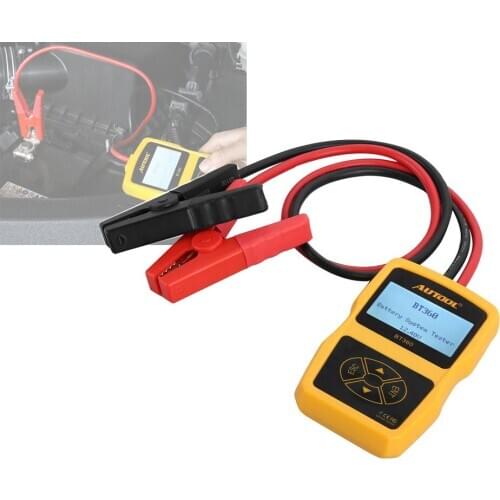 Car battery tester Automotive Load Battery System Tester Digital Analyzer Cell Test Tool Multi-language Load Tester BT360