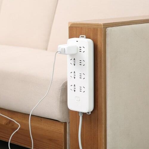 1PCs Seamless Plug Sticker Holder Wall Fixer Power Strip Holders Storage Sockets Wall Holders Punch Free
