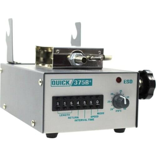 QUICK 60W 220V crack tin machine 375B+ automatic welding tin lead-free soldering station by foot