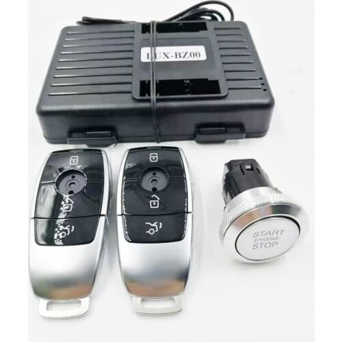 For Mercedes Benz G Class 2013-2018 Add Push to Start Remote Starter System and Keyless Entry System with 2 New Remote Key