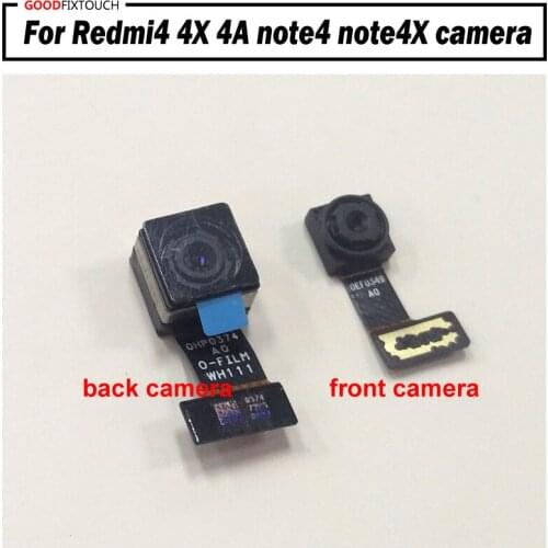 For Xiaomi Redmi4 Redmi 4X / Redmi 4A Back Rear Camera with front small camera Module for redmi note4 / note 4X Replacement
