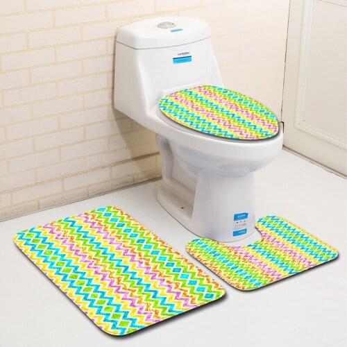 Rainbow painted pattern door mat bathroom mat set For bathroom For bath Bath mat Floor mat mats in the bathroom set For bathroom